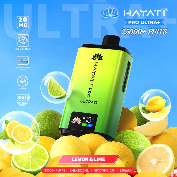 Hayati Pro Ultra Plus 25000, 25k Puffs Prefilled Pod Kit - Image 3