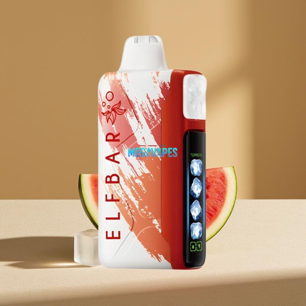 Elf Bar Ice King 40000 Puffs Rechargeable Disposable Vape with Adjustable Cooling – Watermelon Ice
