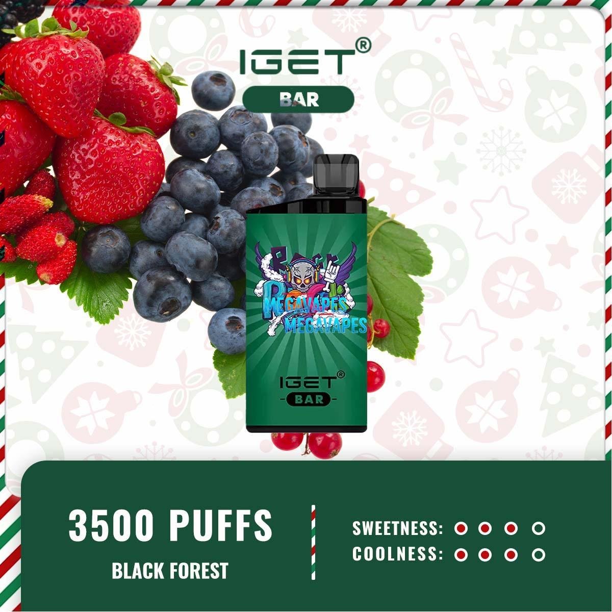 IGET BAR BLACK FOREST – 3500 PUFFS - Image 2