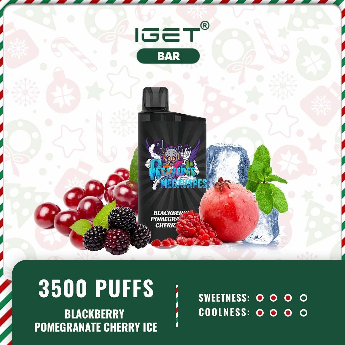 IGET BAR – BLACKBERRY POMEGRANATE CHERRY ICE - Image 2