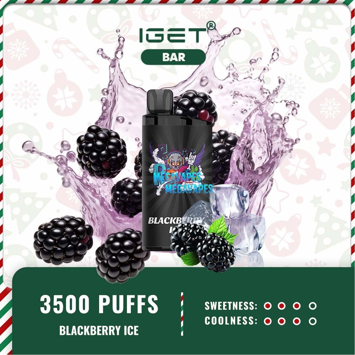 IGET BAR BLACKBERRY ICE – 3500 PUFFS - Image 2