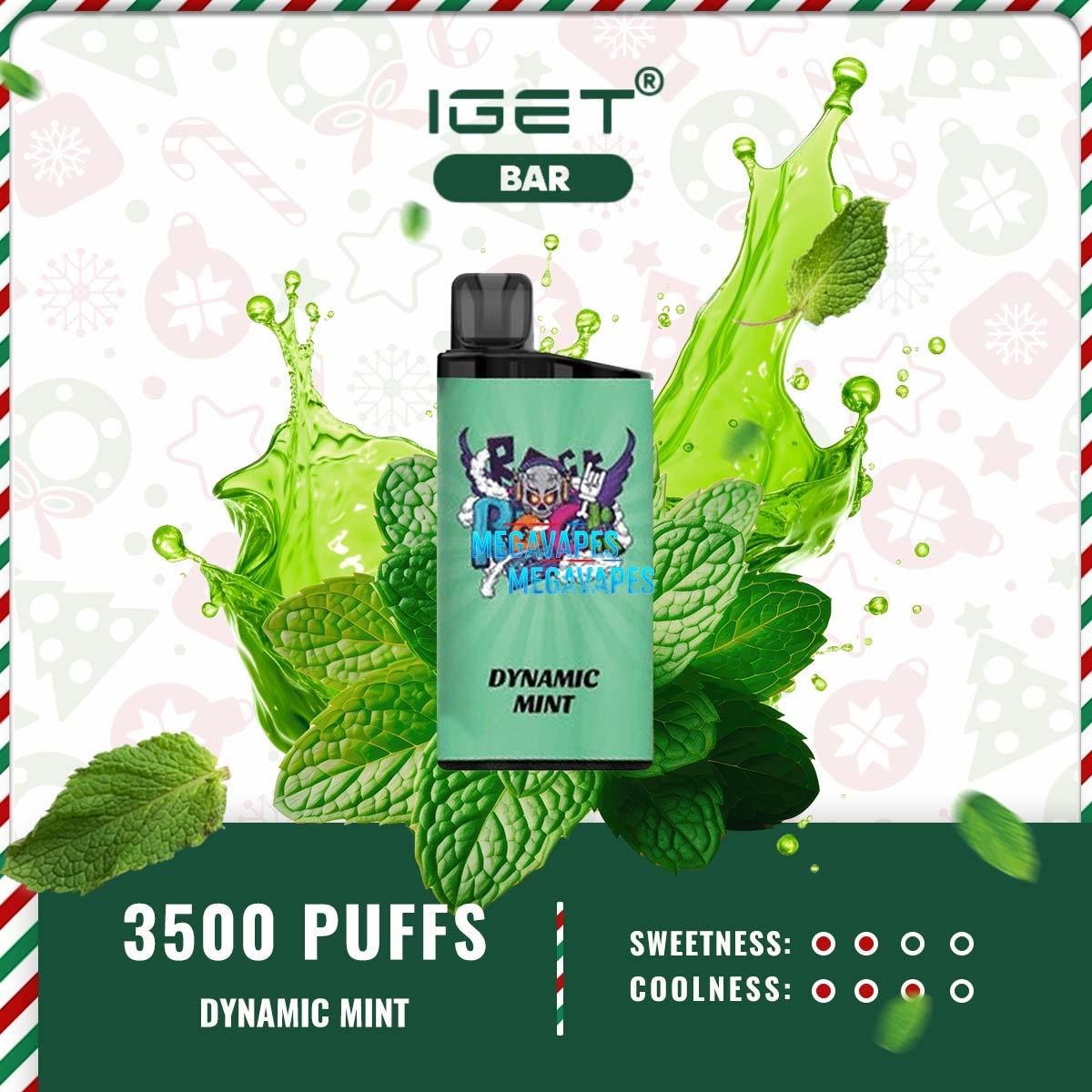IGET BAR DYNAMIC MINT – 3500 PUFFS - Image 2