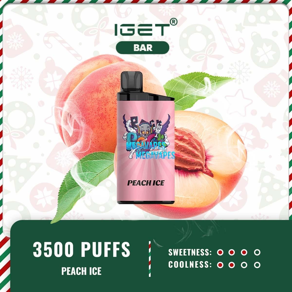 IGET BAR PEACH ICE – 3500 PUFFS - Image 2