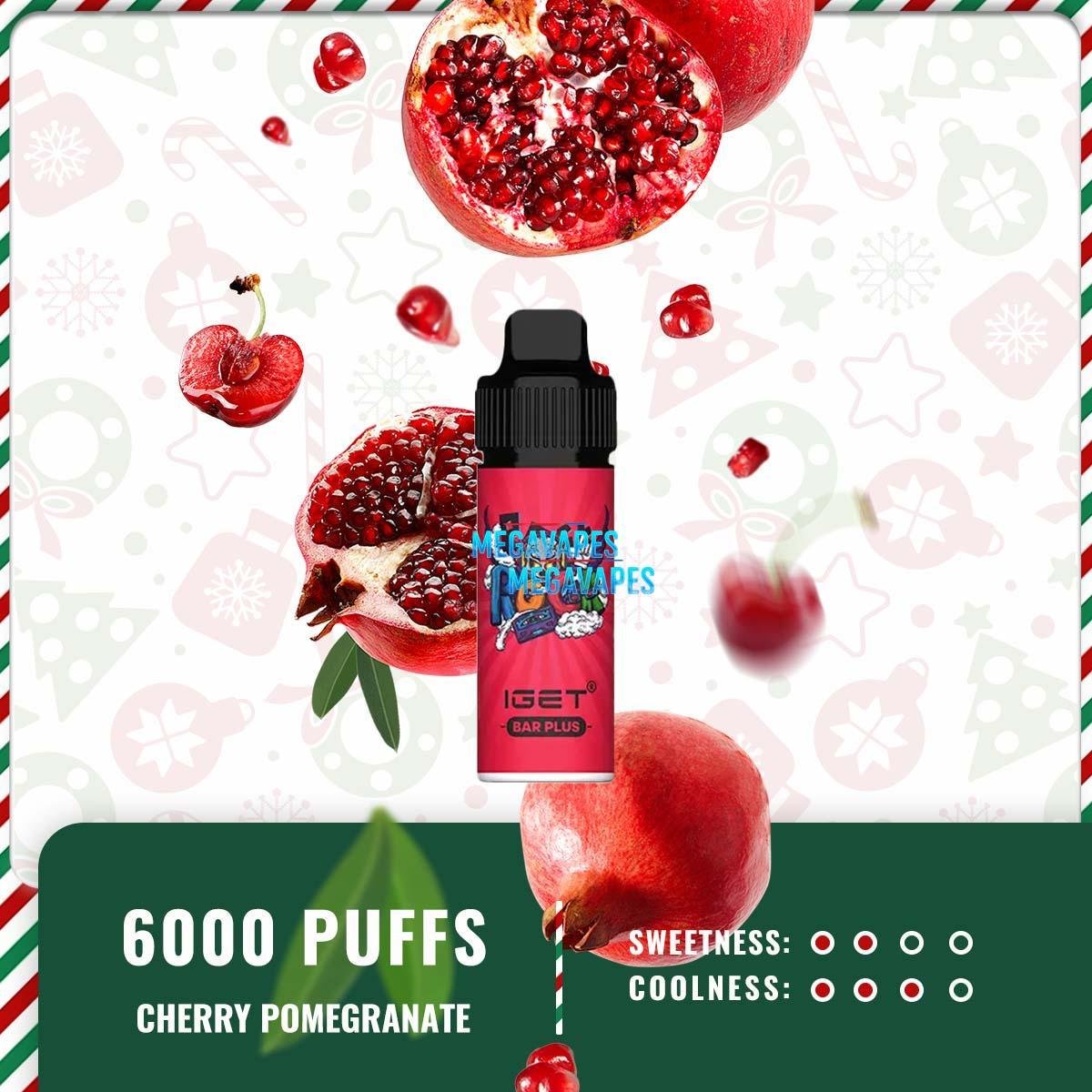 IGET BAR PLUS – CHERRY POMEGRANATE - Image 2