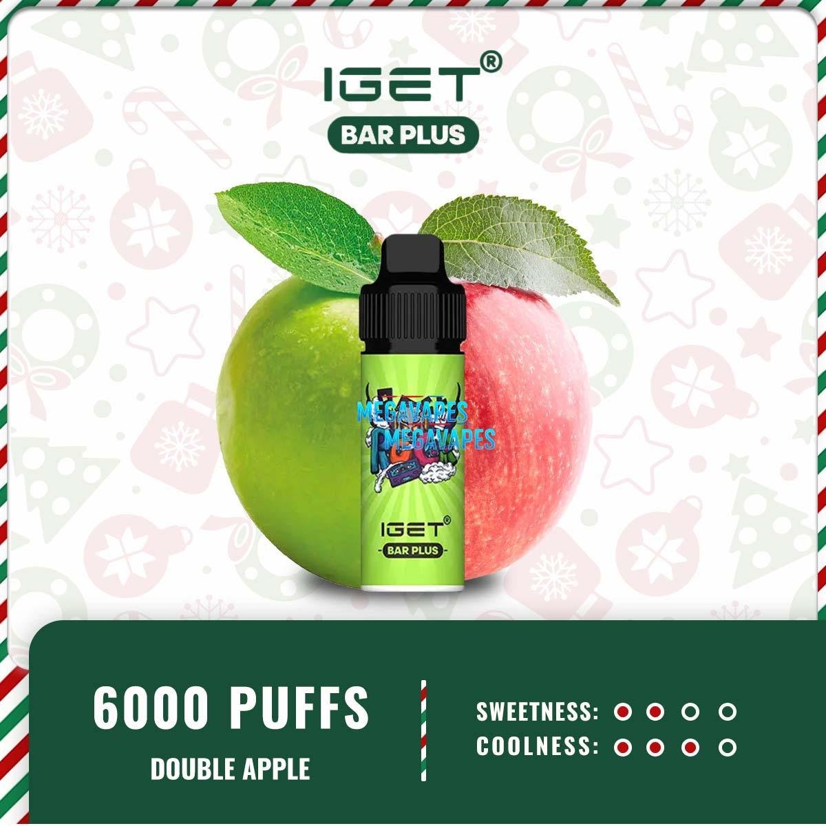 IGET BAR PLUS – DOUBLE APPLE - Image 2