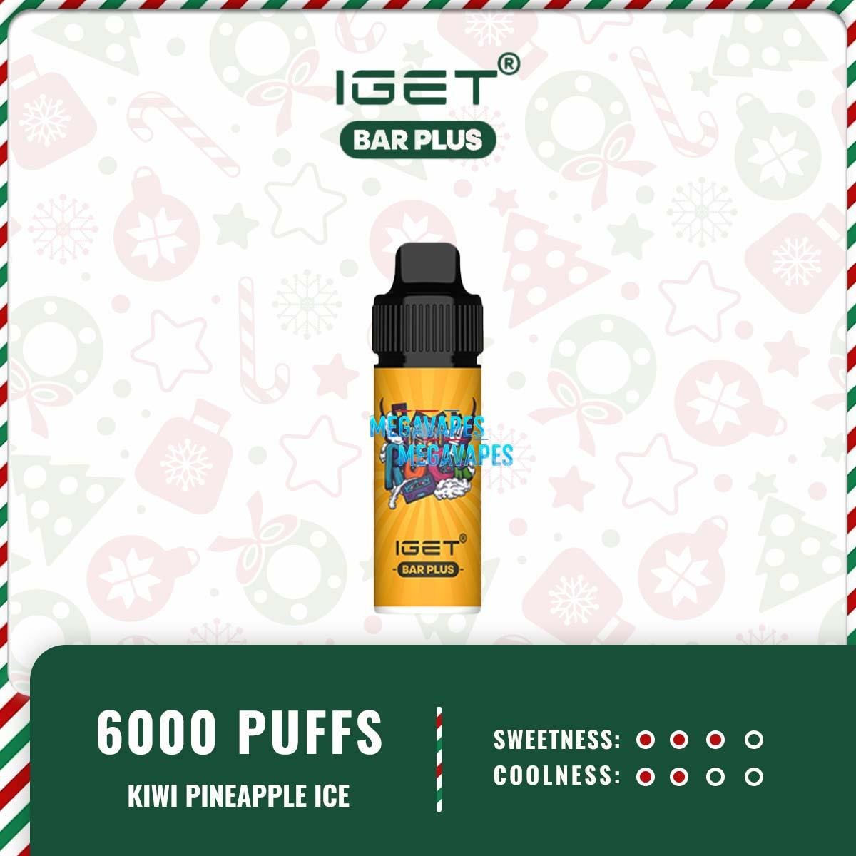 IGET BAR PLUS – KIWI PINEAPPLE ICE