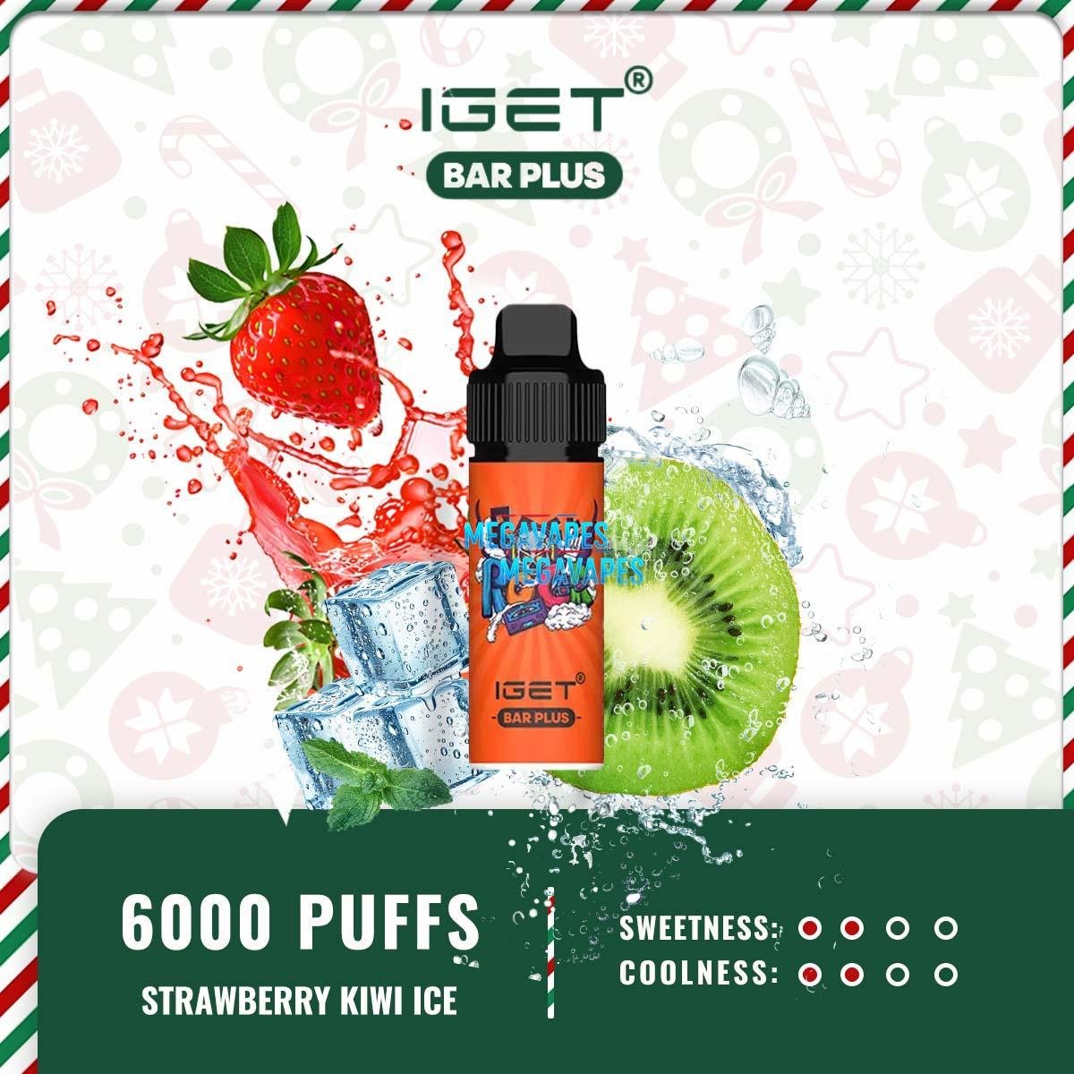 IGET BAR PLUS – STRAWBERRY KIWI ICE - Image 2