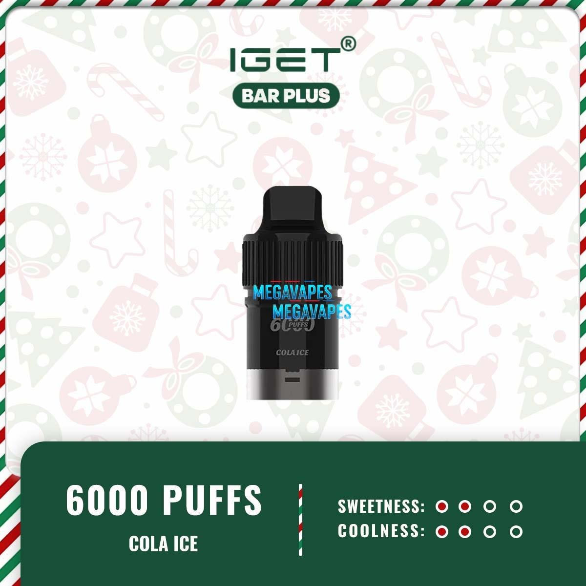 IGET BAR PLUS POD ONLY – COLA ICE