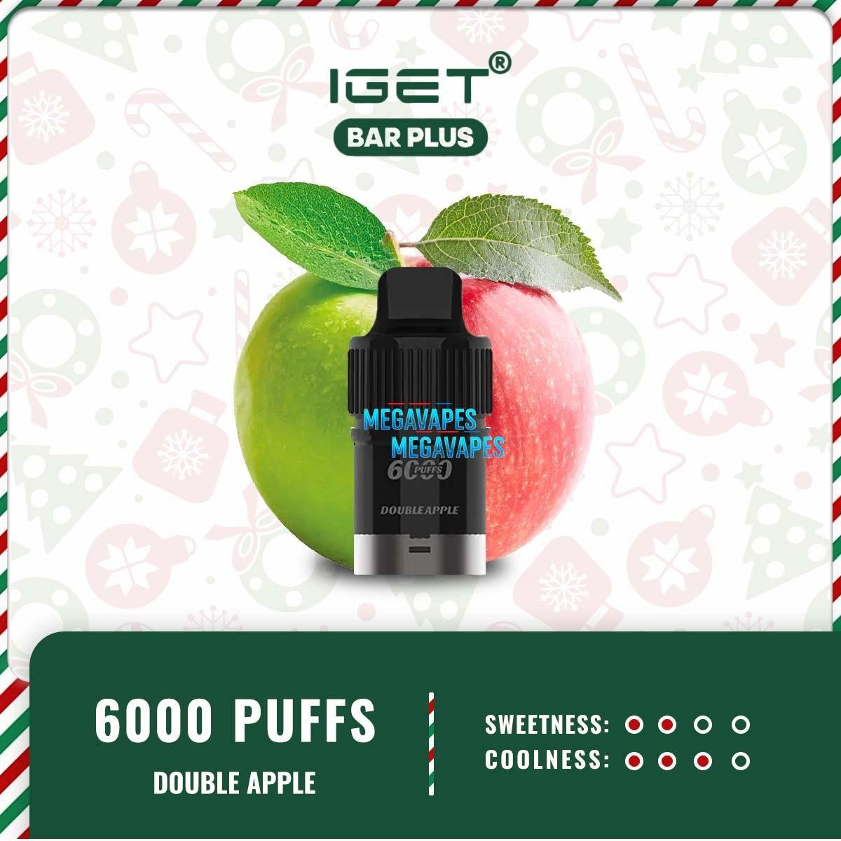 IGET BAR PLUS POD ONLY – DOUBLE APPLE - Image 2