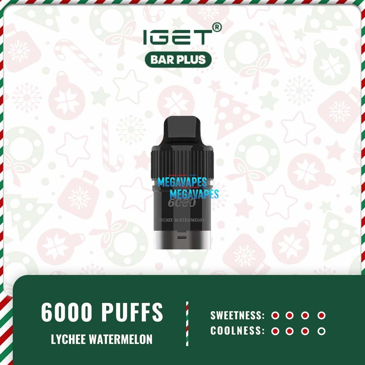 IGET BAR PLUS POD ONLY – LYCHEE WATERMELON