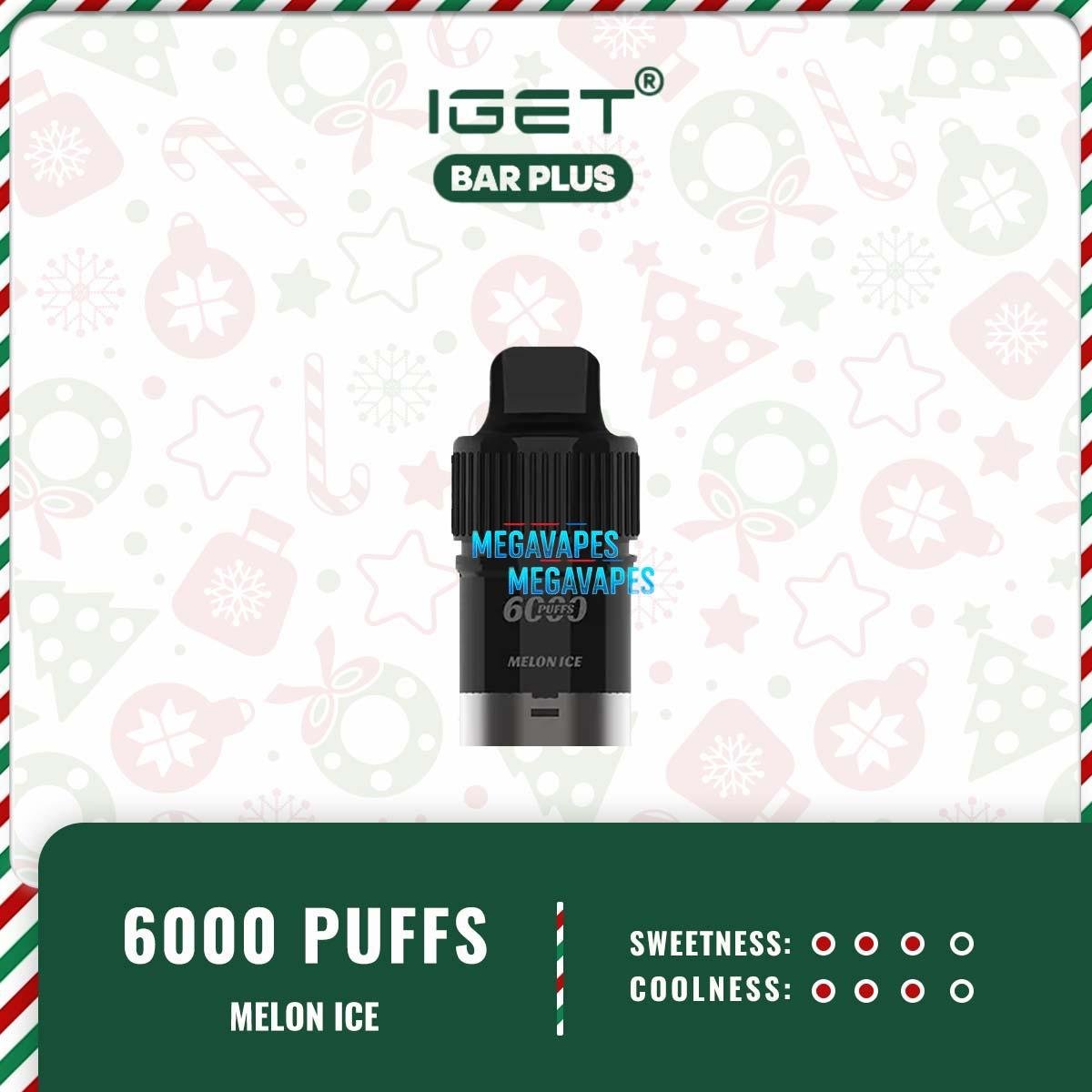 IGET BAR PLUS POD ONLY – MELON ICE