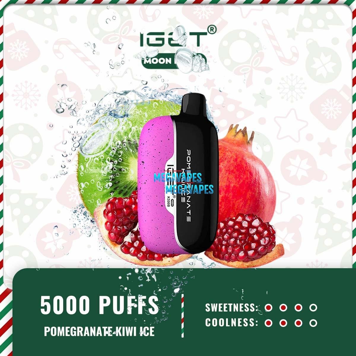 IGET MOON K5000 – POMEGRANATE KIWI ICE - Image 2
