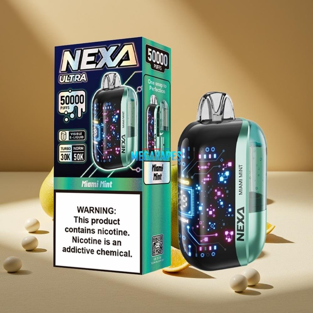 NEXA Ultra 50K Disposable Vape – 20mL 5% Nicotine, 800mAh, Type-C - Image 2