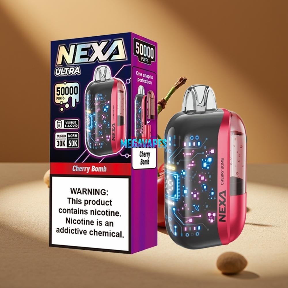 NEXA Ultra 50K Disposable Vape – 20mL, 5% Nicotine, Dual Mesh Coils - Image 2