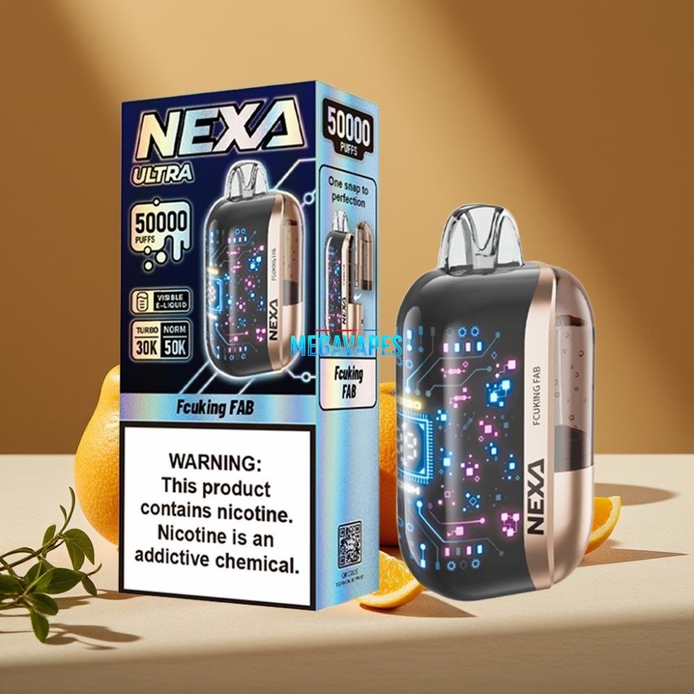 NEXA Ultra 50K Disposable Vape – 20ml Prefilled, 5% Nicotine, Dual Mesh Coils - Image 2