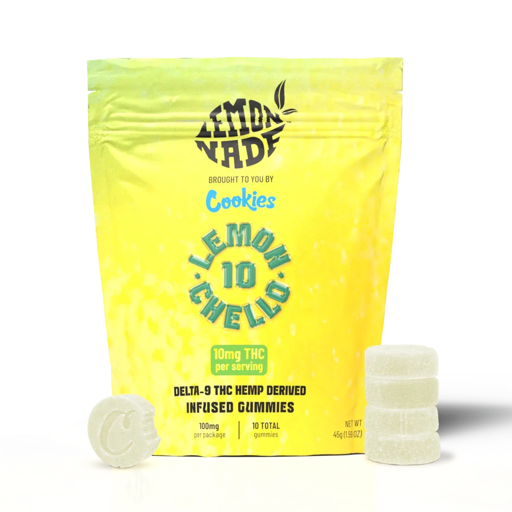 Cookies – Delta 9 Gummy 10mg – Lemonchello – 10ct Bag