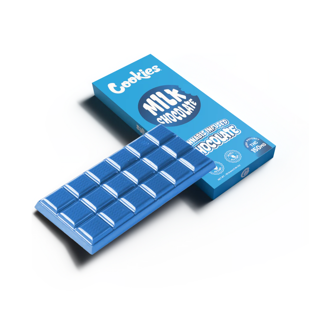 Cookies – Delta 9 Milk Chocolate Bar 150mg – Blue