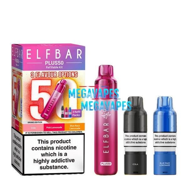 ELF BAR Plus 50 Prefilled Pod Vape Kit - Image 6