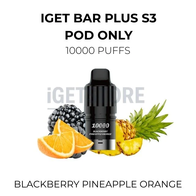 3 PCS – IGET Bar Plus S3 Pod Only 10000 Puffs - Image 3