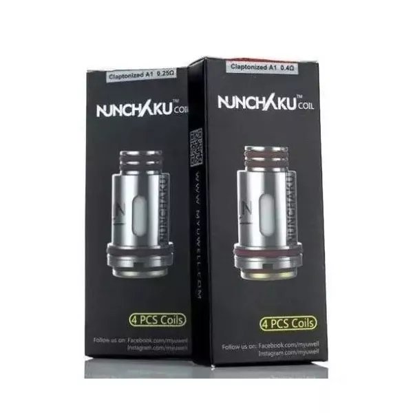 Uwell Nunchaku Replacement Coils For Nunchaku, Nunchaku 2 Tank (4pcs/Pack)