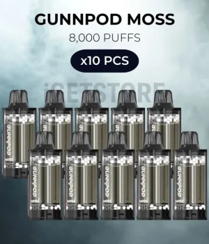 10 PCS – Gunnpod Moss 8000 Puffs