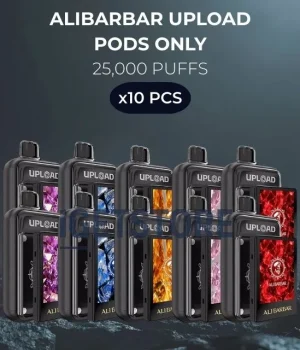 10 PCS – Alibarbar Upload Pods Only 25000 Puffs