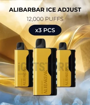 3 PCS – Alibarbar Ice Adjust 12000 Puffs