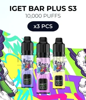 3 PCS – IGET Bar Plus S3 10000 Puffs