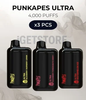 3 PCS – Punkapes Ultra 4000 Puffs