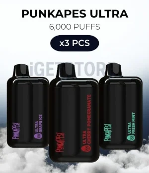 3 PCS – Punkapes Ultra 6000 Puffs