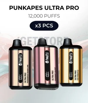 3 PCS – Punkapes Ultra Pro 12000 Puffs