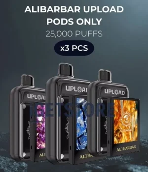 3 PCS – Alibarbar Upload Pods Only 25000 Puffs