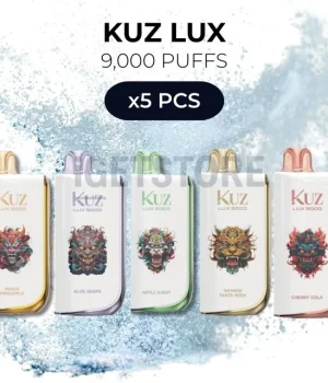 5 PCS – KUZ LUX 9000 Puffs