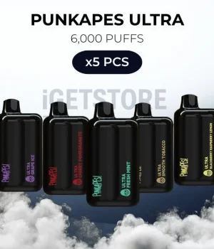 5 PCS – Punkapes Ultra 6000 Puffs