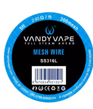 5ft Vandy Vape SS316L Mesh Wire 300mesh