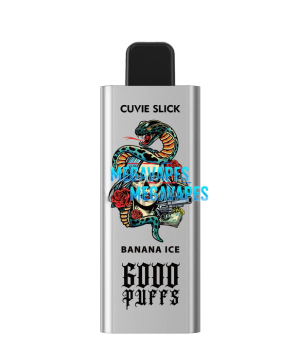 HQD CUVIE SLICK BANANA ICE – 6000 PUFFS