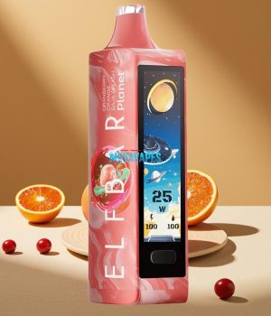 Elf Bar Planet 25000 Puffs 18ml Disposable Vape – Cranberry Orange Baja Splash