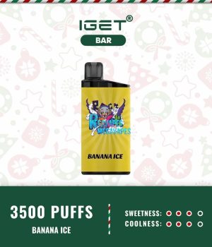 IGET BAR BANANA ICE – 3500 PUFFS