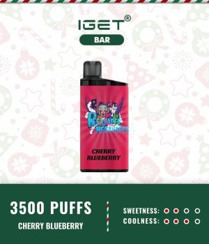 IGET BAR CHERRY BLUEBERRY – 3500 PUFFS