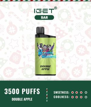 IGET BAR DOUBLE APPLE – 3500 PUFFS