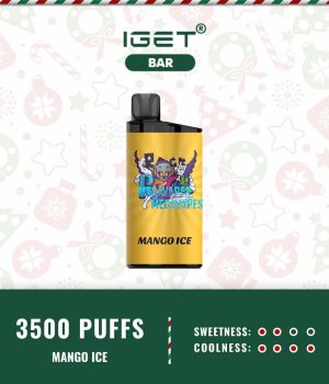 IGET BAR MANGO ICE – 3500 PUFFS