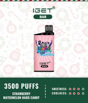IGET BAR – STRAWBERRY WATERMELON HARD CANDY