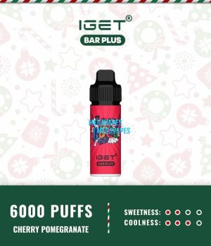 IGET BAR PLUS – CHERRY POMEGRANATE