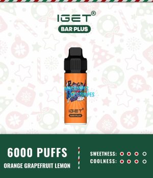 IGET BAR PLUS – ORANGE GRAPEFRUIT LEMON