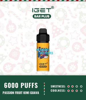 IGET BAR PLUS – PASSION FRUIT KIWI GUAVA