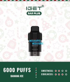 IGET BAR PLUS POD ONLY – BANANA ICE
