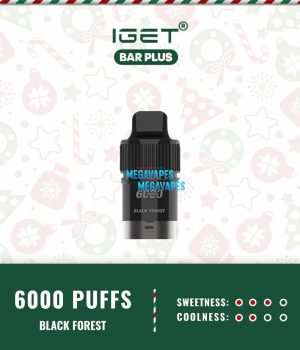 IGET BAR PLUS POD ONLY – BLACK FOREST