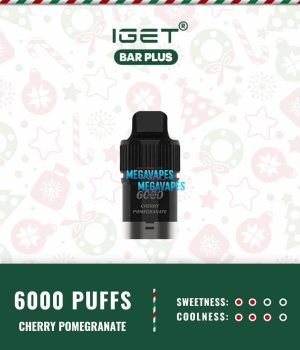 IGET BAR PLUS POD ONLY – CHERRY POMEGRANATE