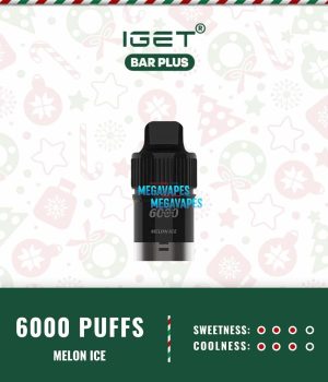IGET BAR PLUS POD ONLY – MELON ICE