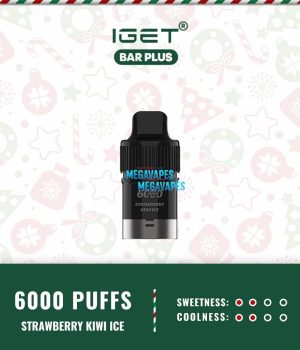 IGET BAR PLUS POD ONLY – STRAWBERRY KIWI ICE